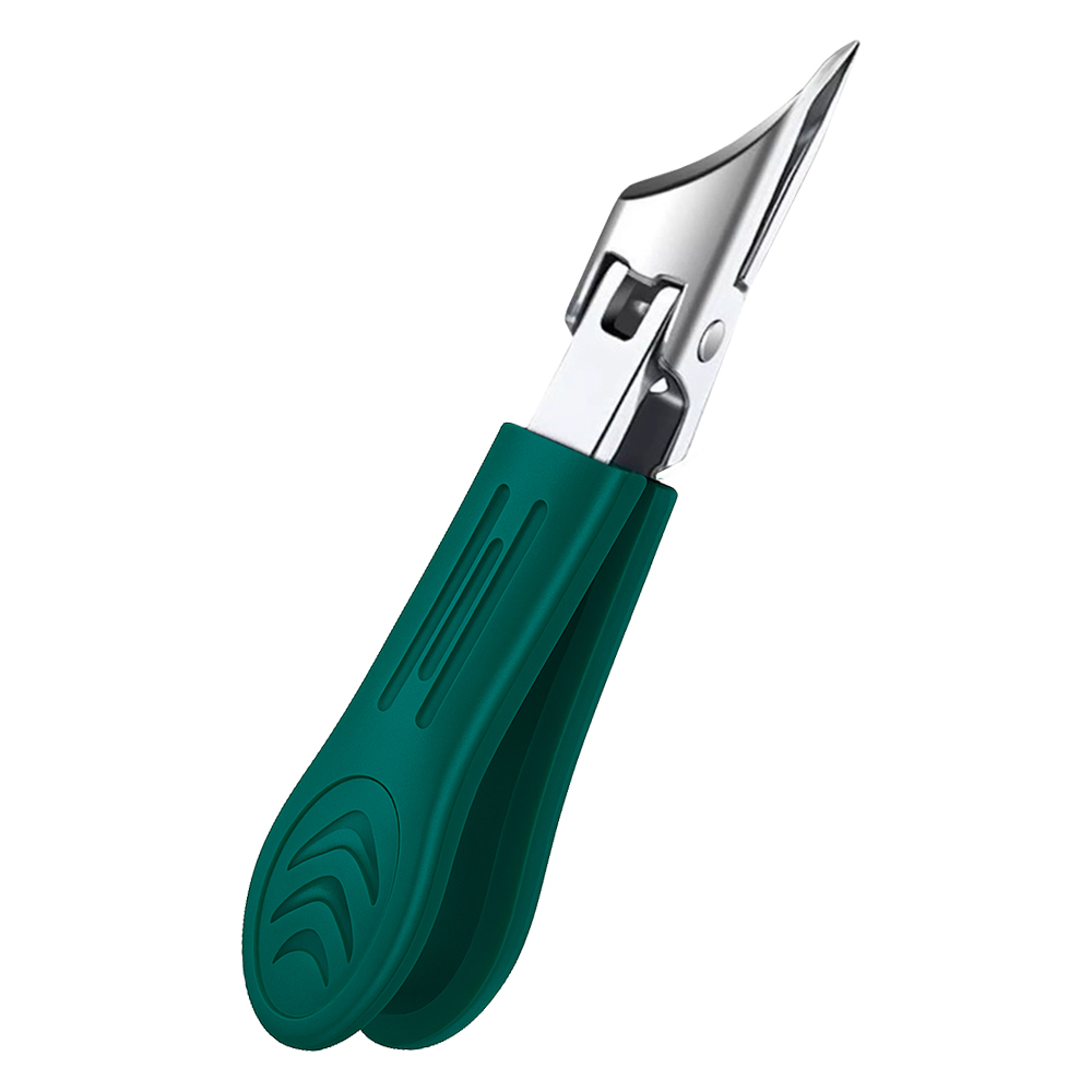 독일 기술 1/1+1 두꺼운 발톱깎이 대형 튀지않는 스테인레스 손톱깎이 내성 문제성 발톱깎기 전문가용 고급형 손톱깎이, 2개, 그린, 현재가 20,900원