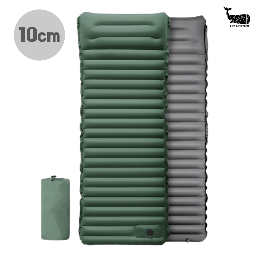 캠핑 백패킹 에어매트 캠핑용 자충매트 1인용 야전침대 동계 10cm 36,900원