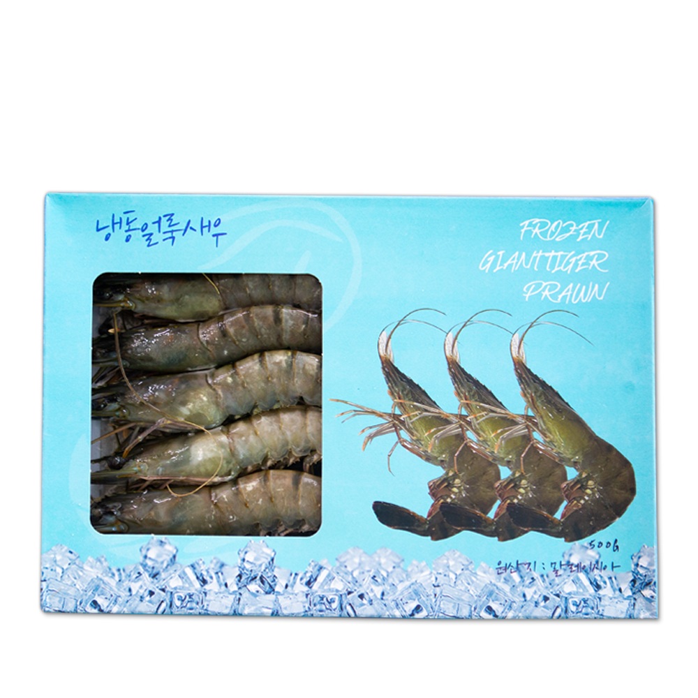 미다지 블랙타이거 새우 500g 10미 12미, 1개 14,500원