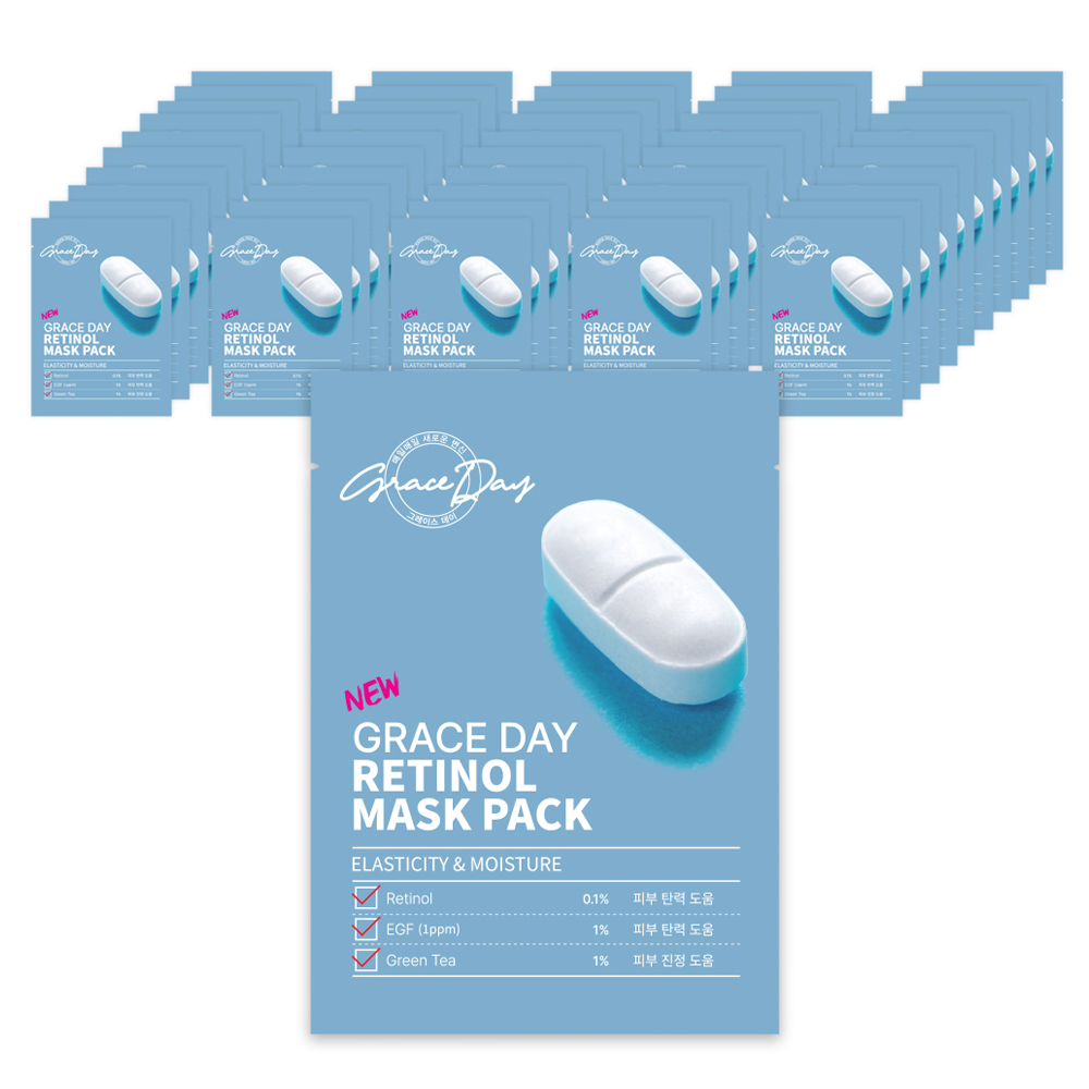 그레이스데이 레티놀 마스크팩 27g, 1개입, 50개 11,800원