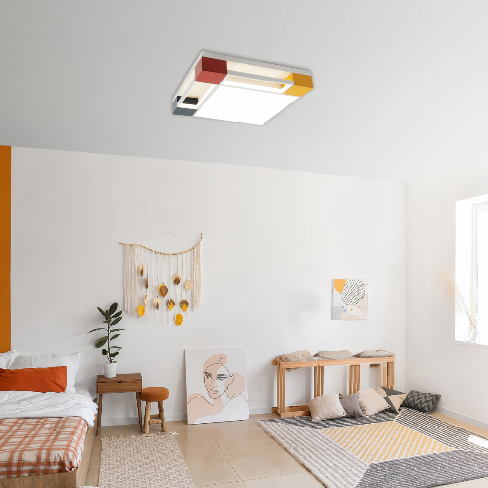 원하 삼성 칩셋 플리커프리 LED 에코 렉트 정사각 방등 70W, 혼합색상 180,580원