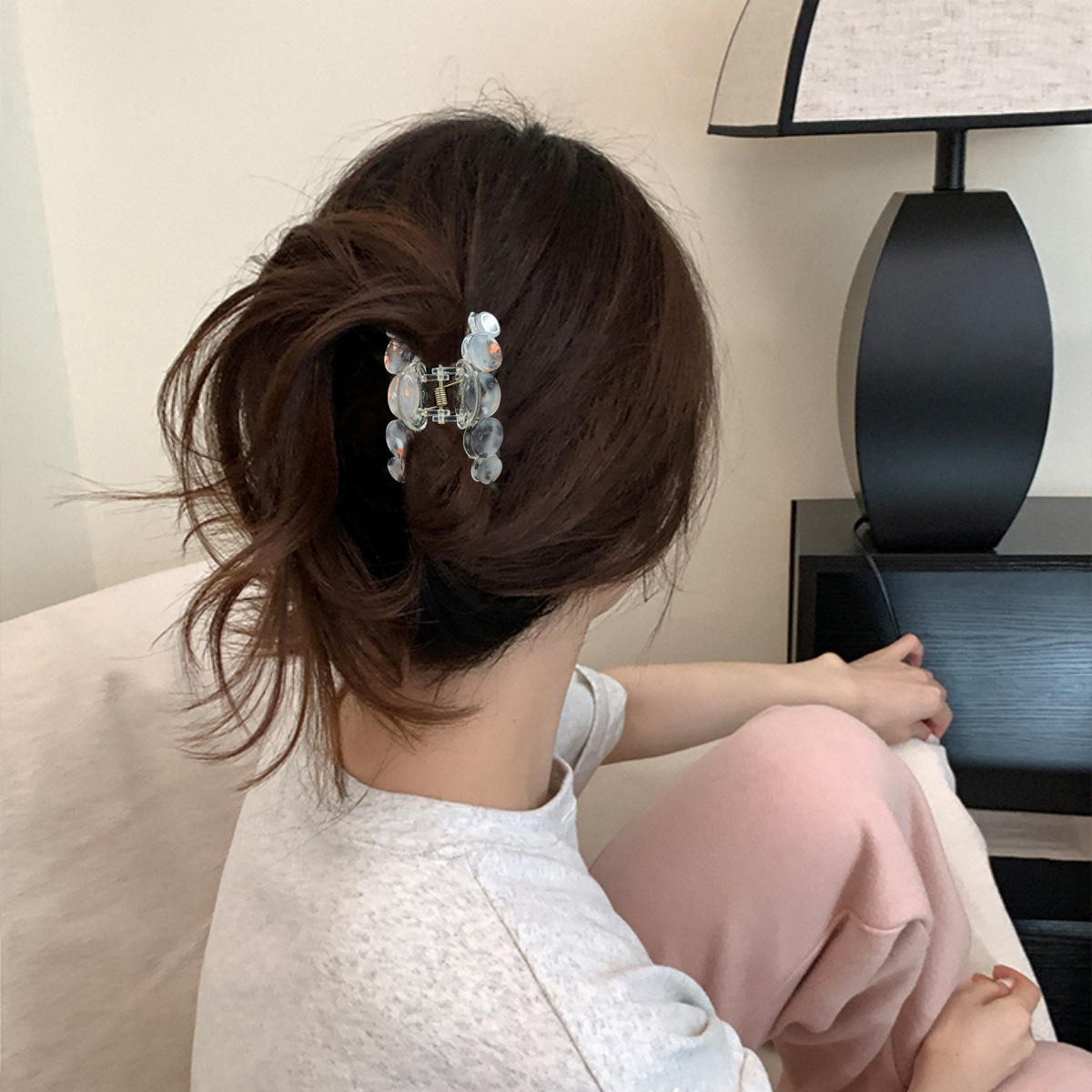 걸핀스 2타입 마리 자개스타일 모티브 집게핀 962 5,900원