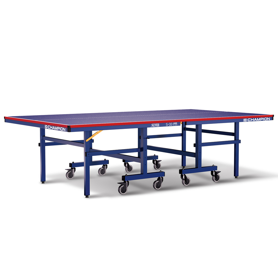 참피온(CHAMPION) 공식 본사 직영 S-33 탁구대 / 탁구라켓4개+탁구공+네트/지주 포함 810,000원
