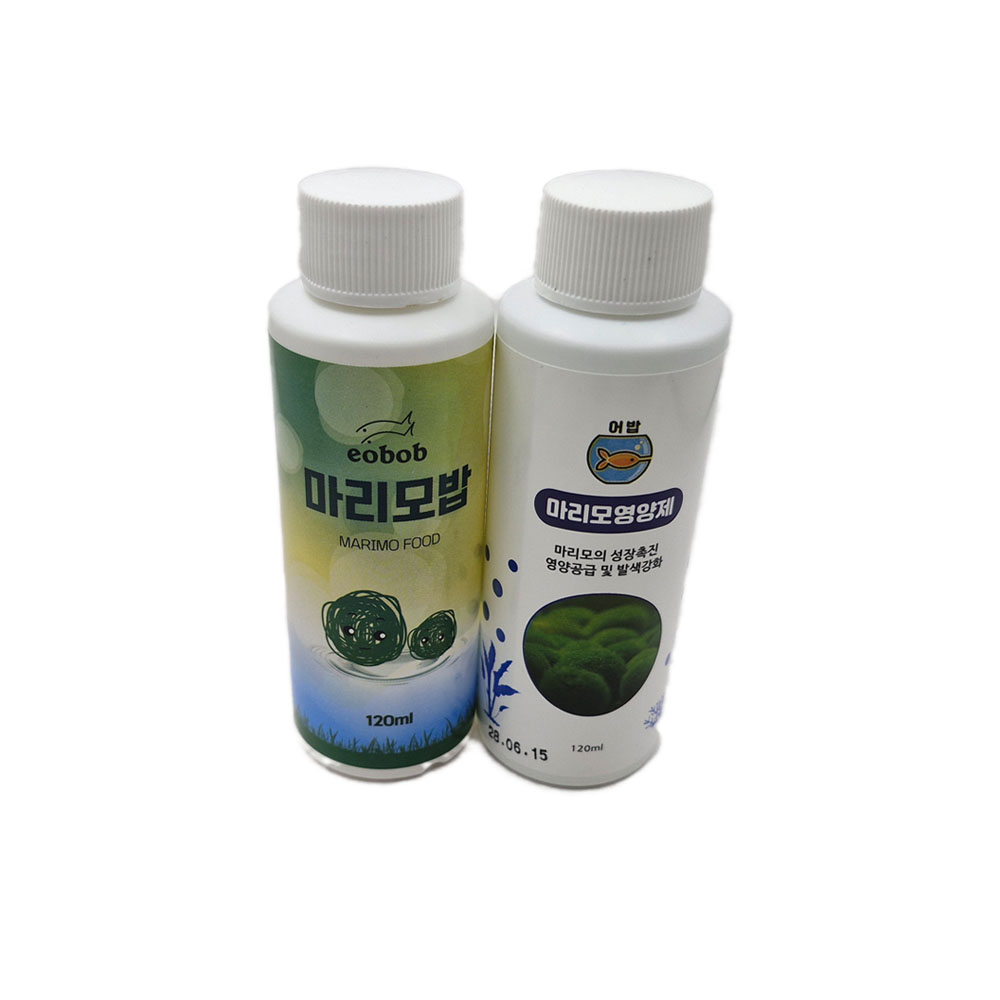EOBOB 어밥 국산 마리모 모스볼 영양제 밥 먹이 120ml 각 1개 14,800원