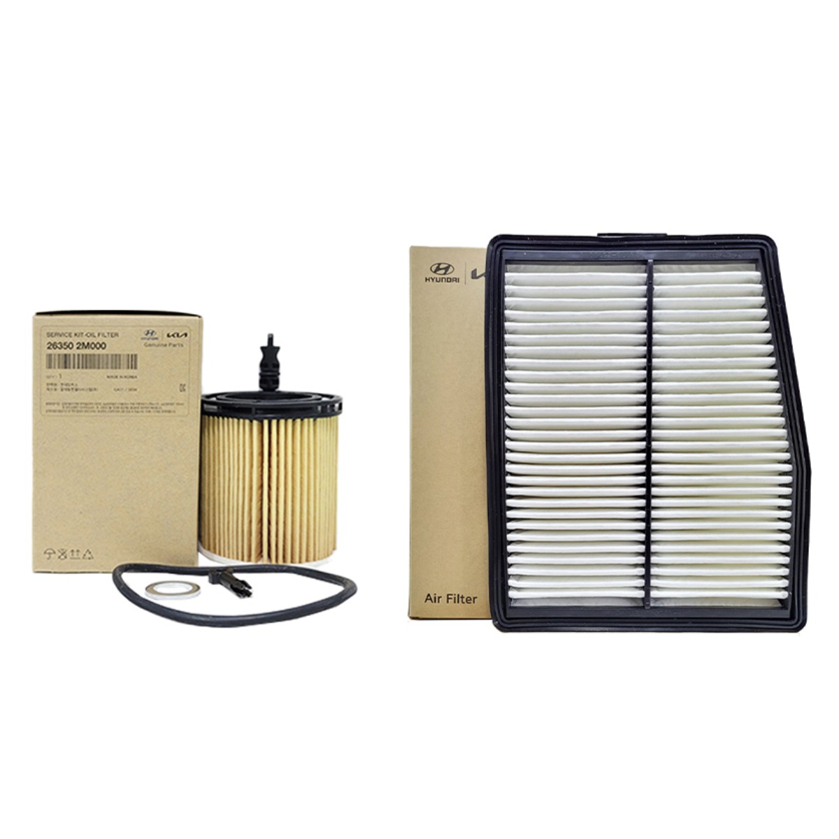 그랜저 GN7 1.6 하이브리드 순정 오일필터+에어필터 세트, 1개, 26350-2M000/28113-L5100 17,850원