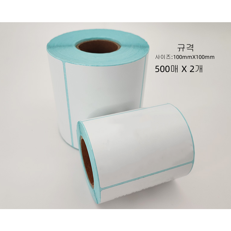 아이뉴 바코드프린터용 택배용 쇼피용 감열 라벨지 500p X 2개, 100 x 100 18,470원