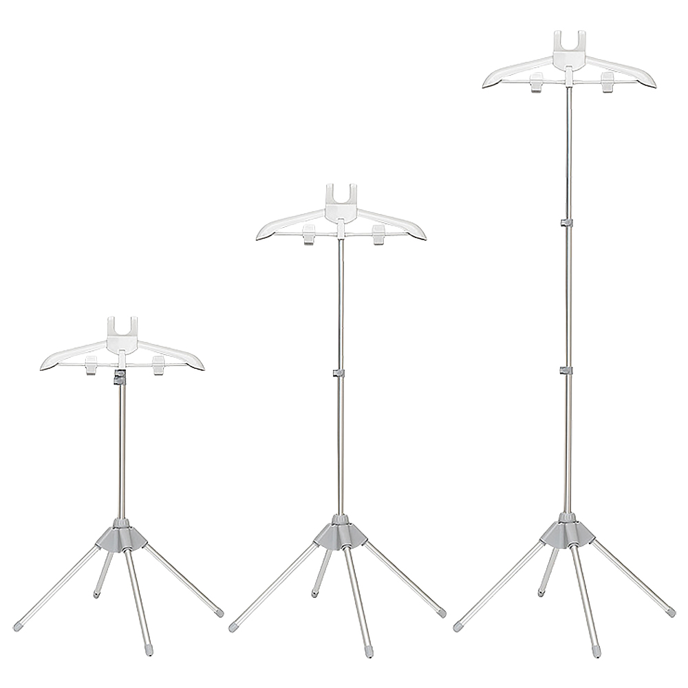 아모란나 스팀 다리미 스탠드 옷걸이 거치대 접이식 스탠딩 높이조절, 그레이, 1개 16,900원