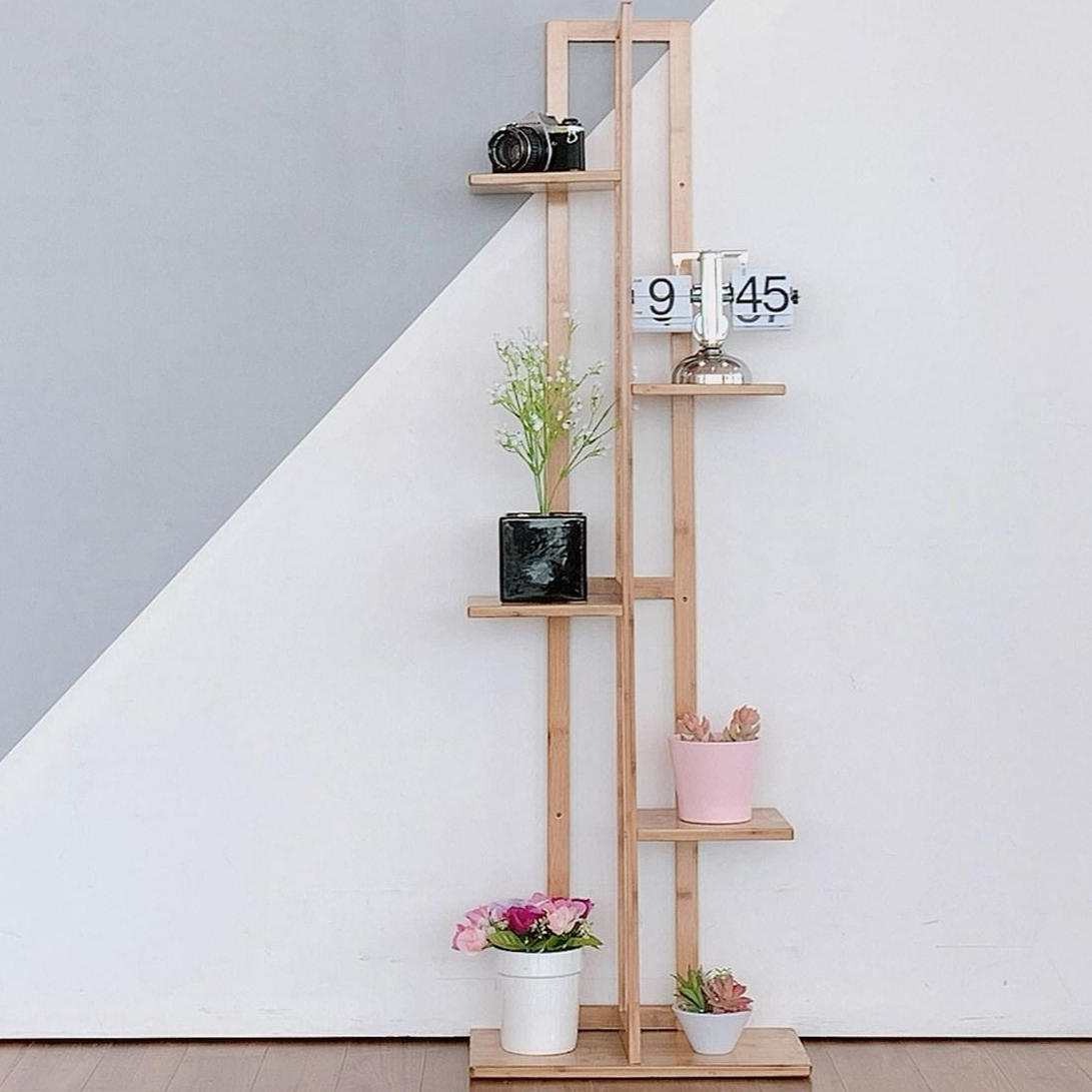 코지테일러 대나무 인테리어 화분정리대 B1, 5단, 단일색상 38,900원