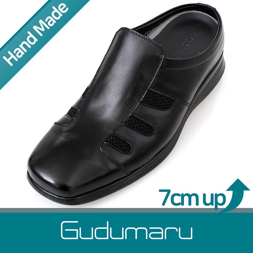 7cm 키높이 천연면피 소가죽 사무실용 슬리퍼형 구두 뮬 KLL517012K 95,900원