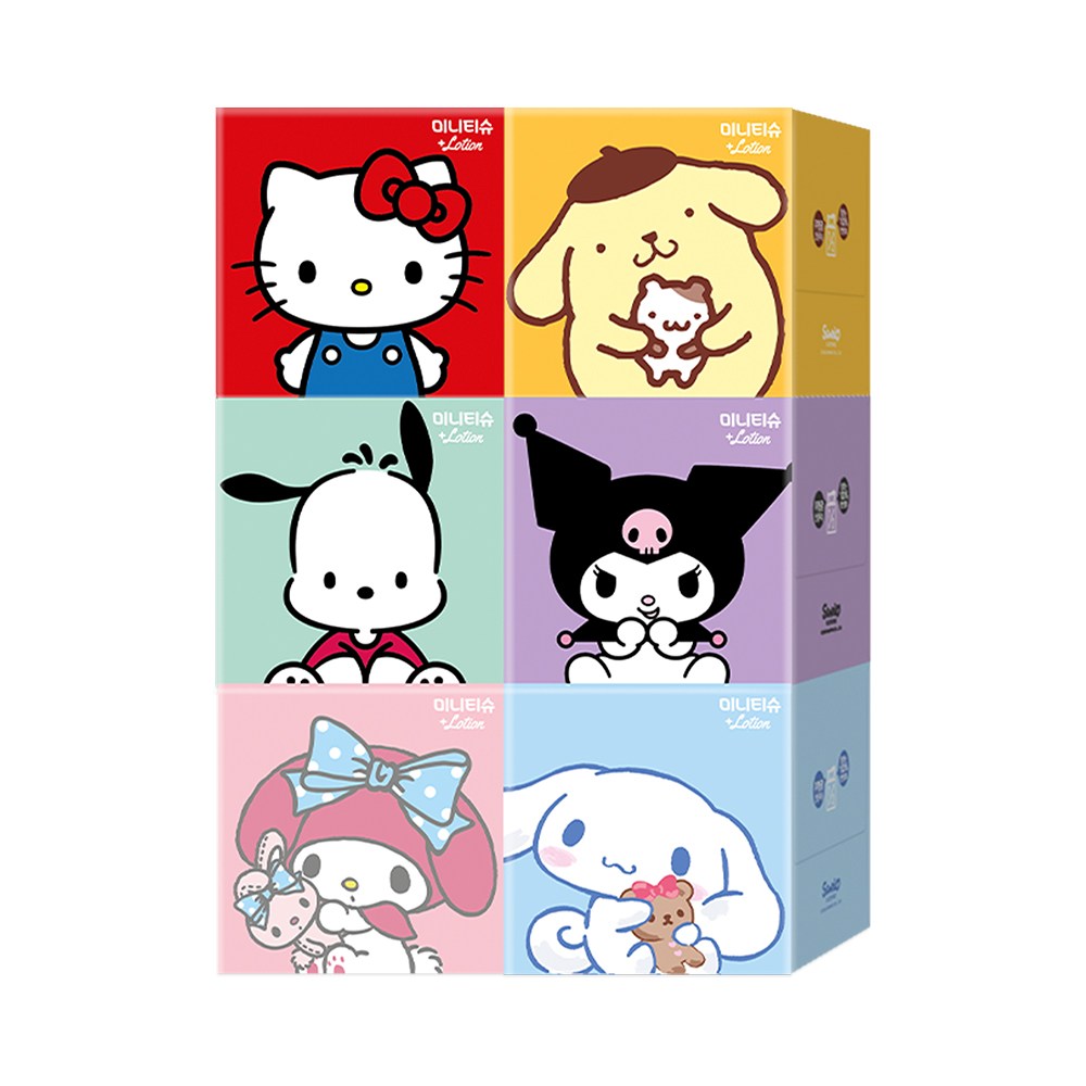 ITC 산리오 캐릭터즈 천연펄프 미니 각티슈 2겹 8,970원