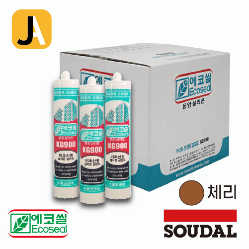 수달 동양실리콘 KG900 실리콘 체리 박스 25개입 에코씰 무초산 비초산 실란트, 25개 48,300원