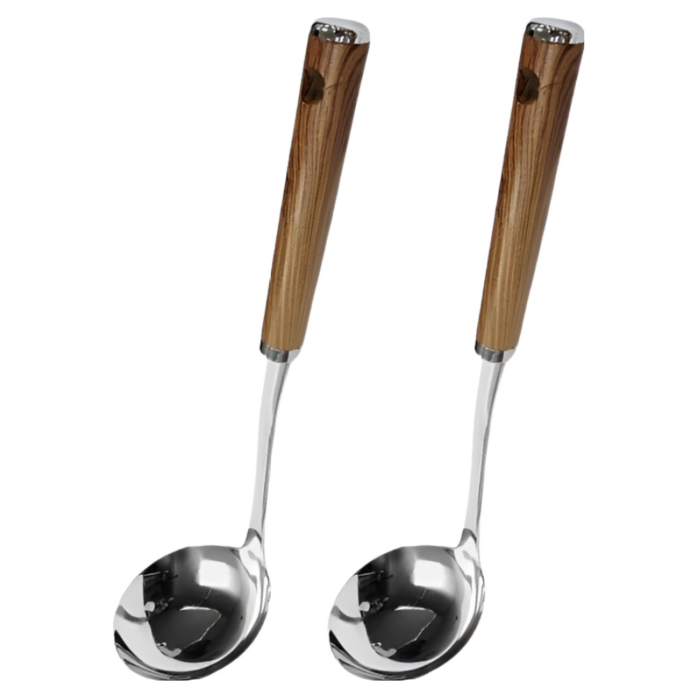 키친하우스 우드 손잡이 스테인리스 조리기구 원목무늬핸들 스텐국자 8,900원