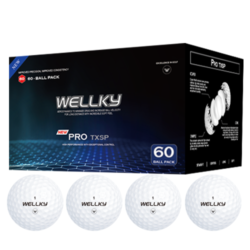웰키 고반발 비거리 골프공 2피스 60p, 화이트, 60개입, 1개 59,700원