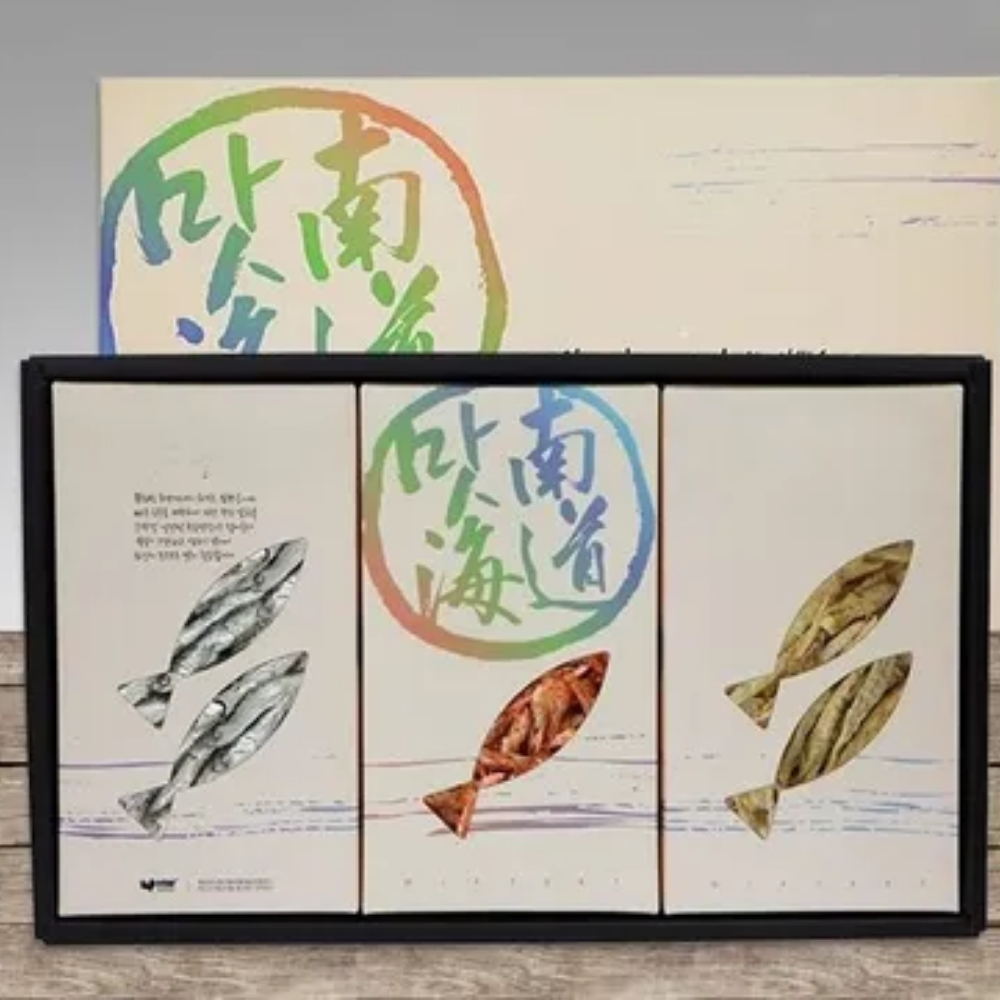 [명절선물] 완도 멸치 건어물 선물세트 특산물 돌김 멸치 꽃새우 황태채 추석 명절 실속 혼합세트 53,800원