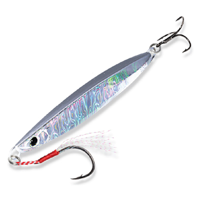 메탈지그 홀로그램 트레블훅 어시스트훅 100g/120g/150g 고등어 농어 삼치, 1개, 100g, 실버 6,000원