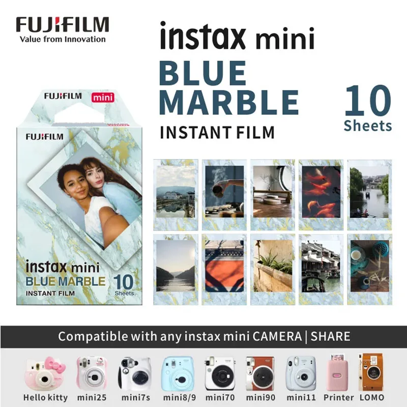 10 -50 매 Fujifilm Instax Mini 12 11 8 9 필름 스테인드 스타 Fuji 인스턴트 인화지 70 7s 50s 90 25 Sha 27,200원