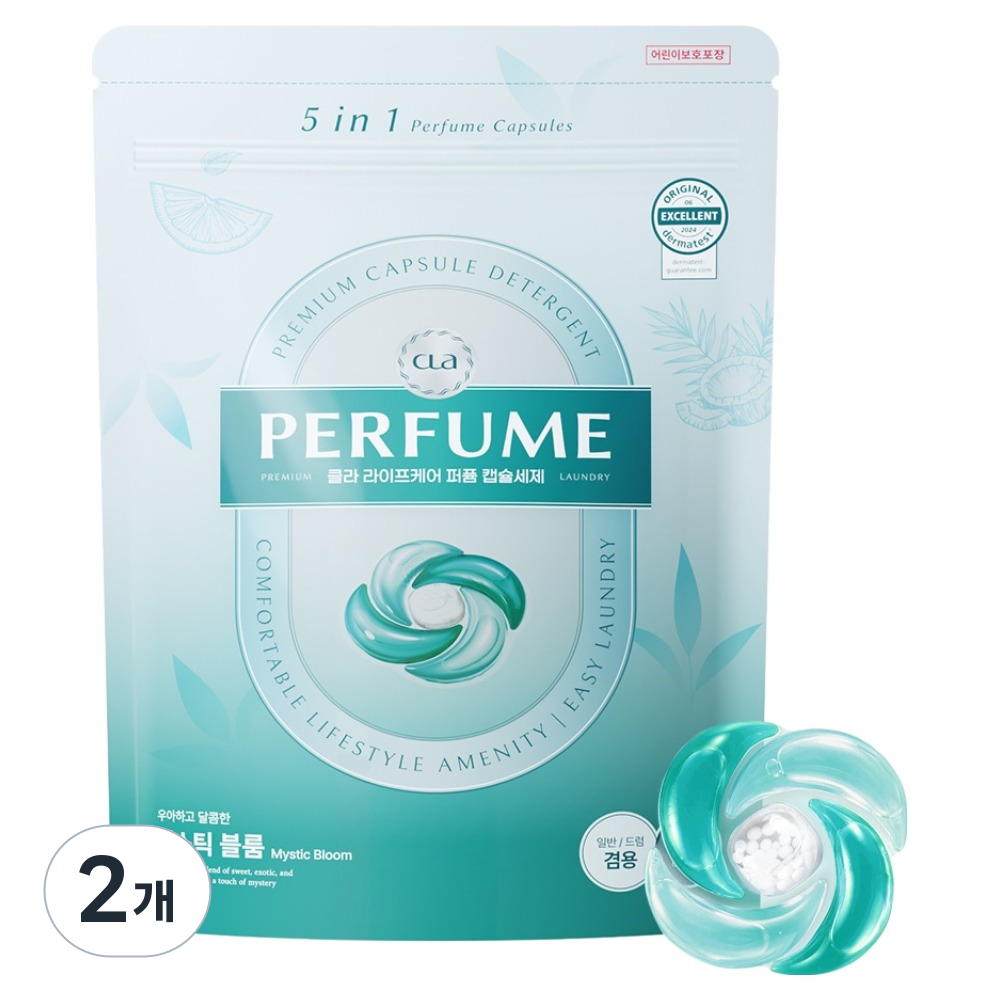 CLA 5 in 1 퍼퓸 캡슐세제 미스틱블룸 20,800원