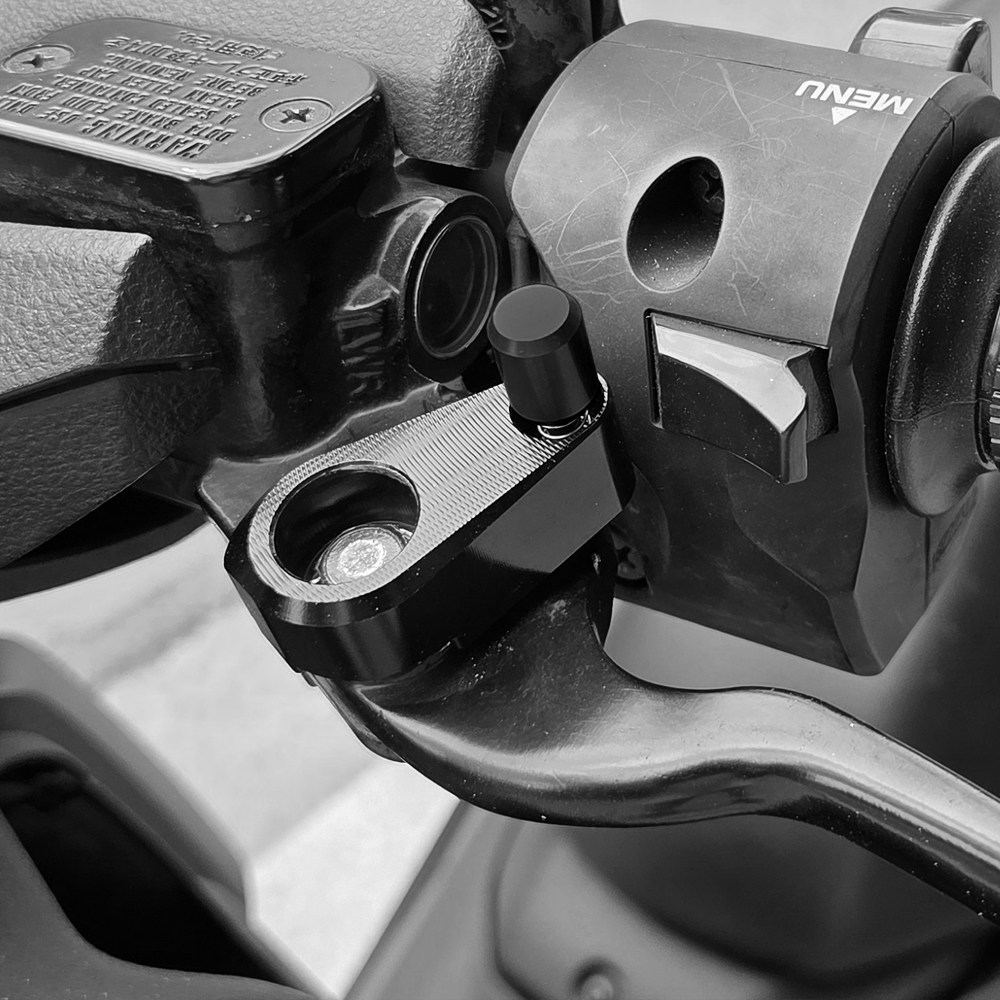 15년-24년 엔맥스125 155 바이커스 튜닝 주차 파킹레버 사이드 브레이크, 검정, 1개 28,000원