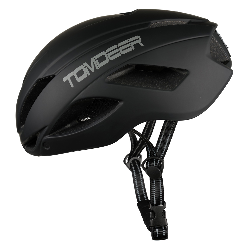 톰디어 후미등겸용 에어로 전동킥보드 자전거헬멧, 블랙, 1개 41,960원