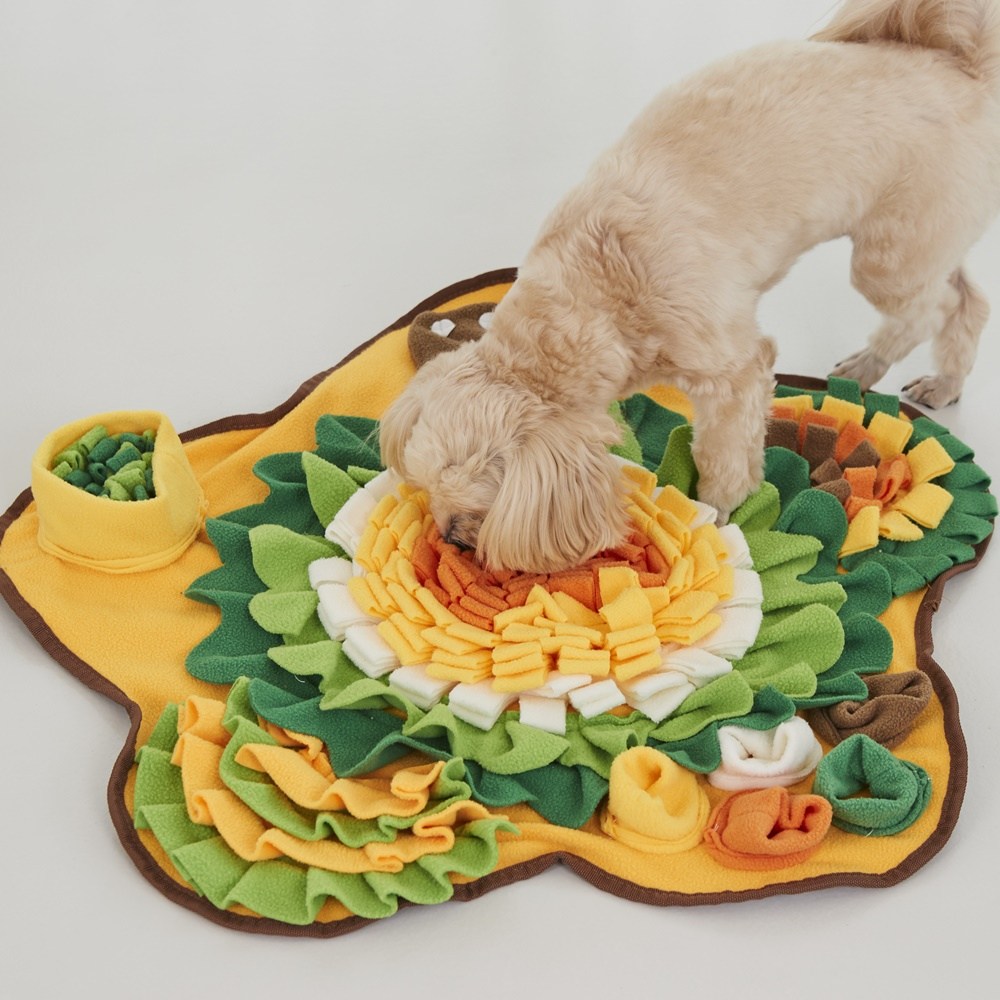 몽이네 노즈워크 매트 담요 애견 강아지 장난감 분리불안 놀아주기 놀이터, 1개 15,300원