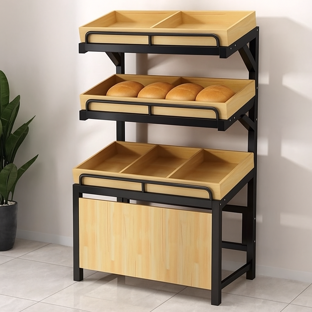 다용도 매장 진열대 3단 빵 베이커리 마트 야채 과일 선반 진열장 175,500원