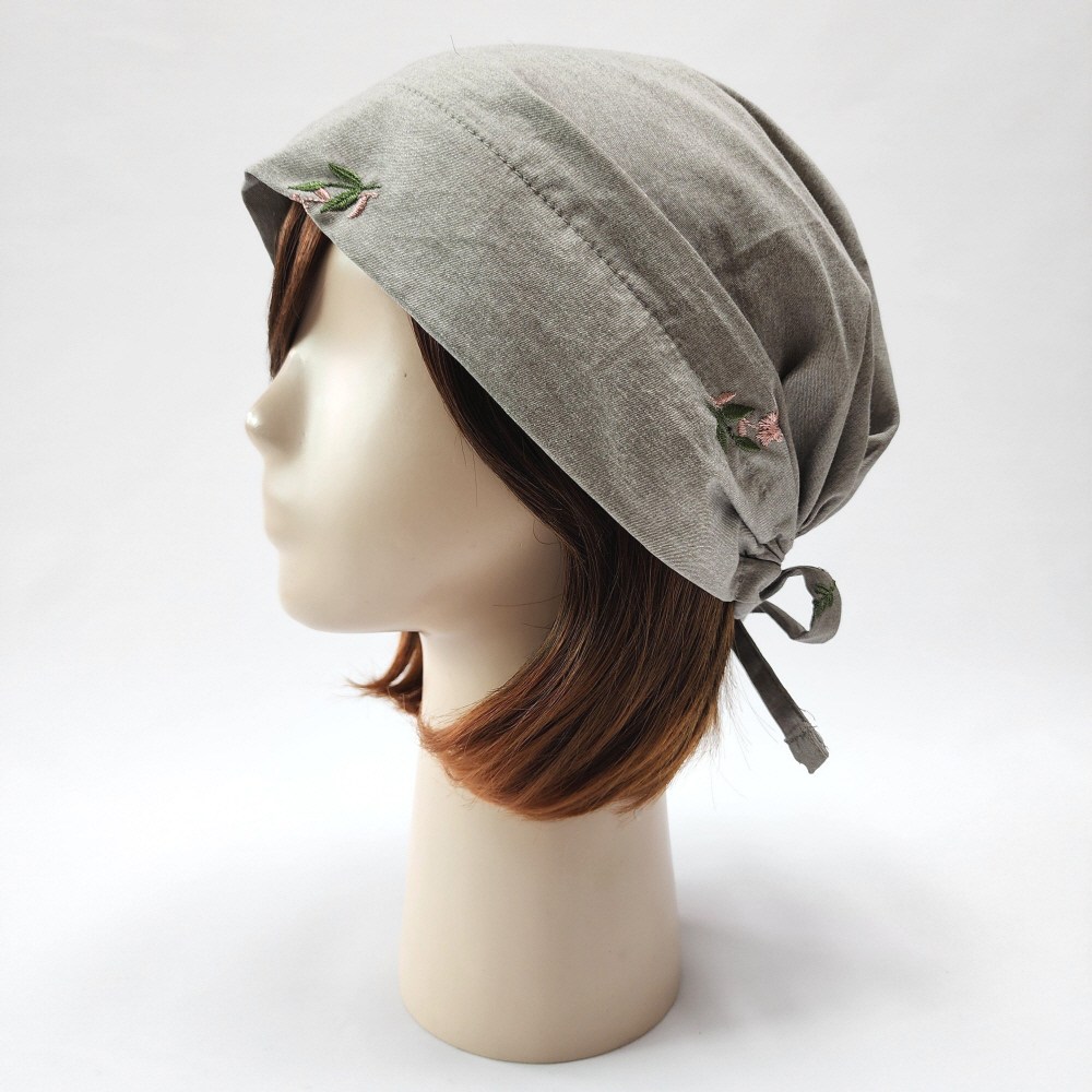 강록이네 예쁜색감 꽃자수 면두건 항암모자 조리 카페 새치커버 20,500원