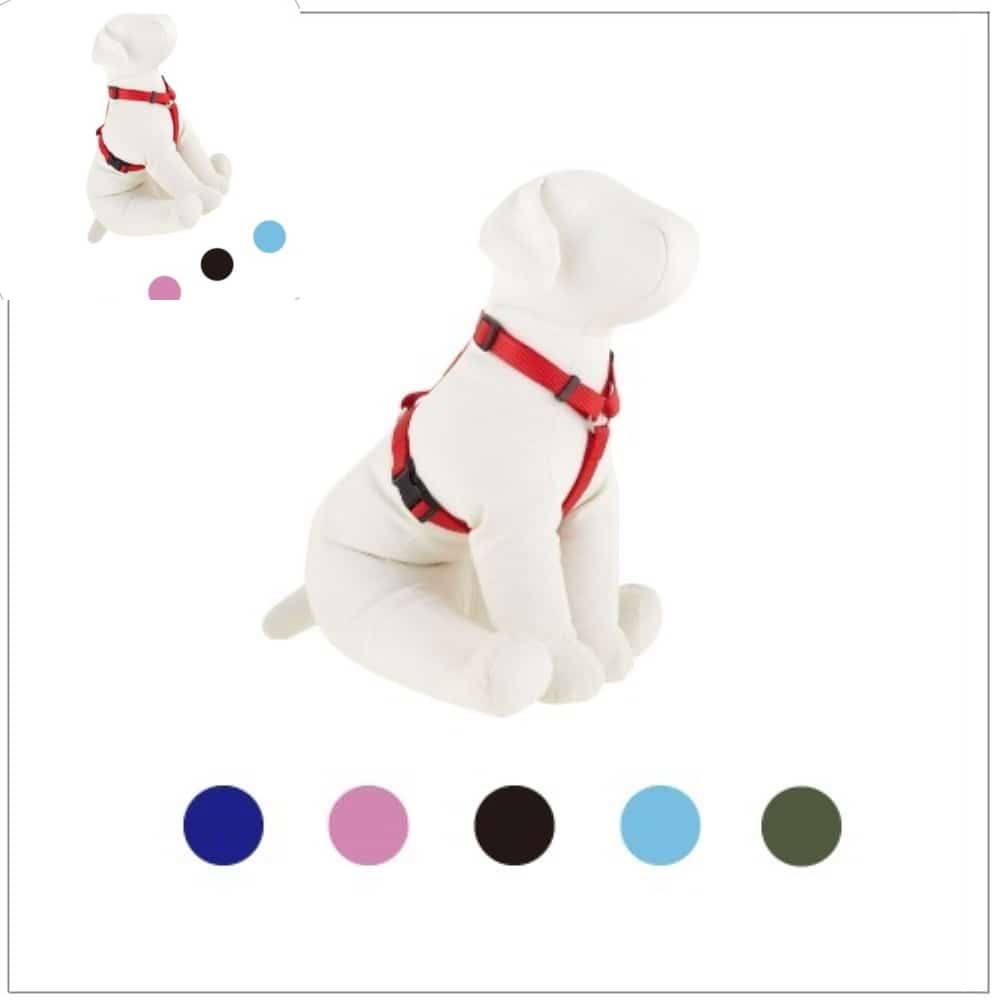 삼땨 면 H하네스 중형견용 핑크 개가슴줄 애완견가슴줄 강아지하네스 22,000원