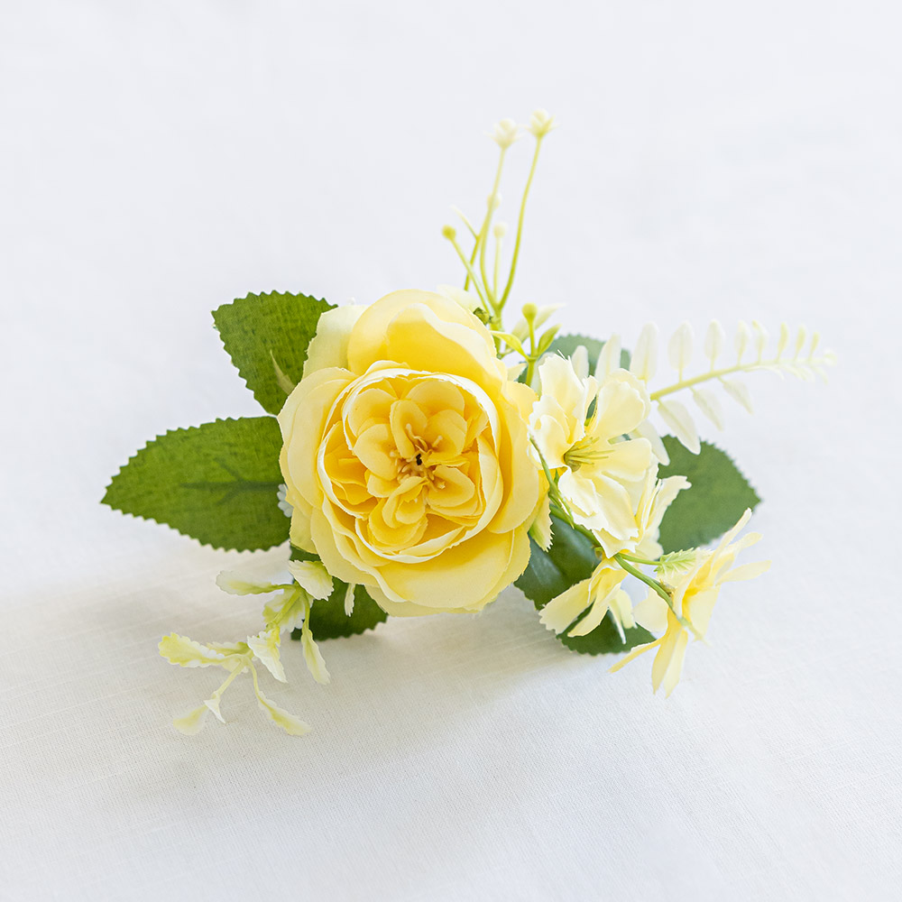 러블리 로즈 플라워 커튼집게 13cm 인테리어 조화 소품 커튼장식 꾸미기, 옐로우, 6개 30,720원