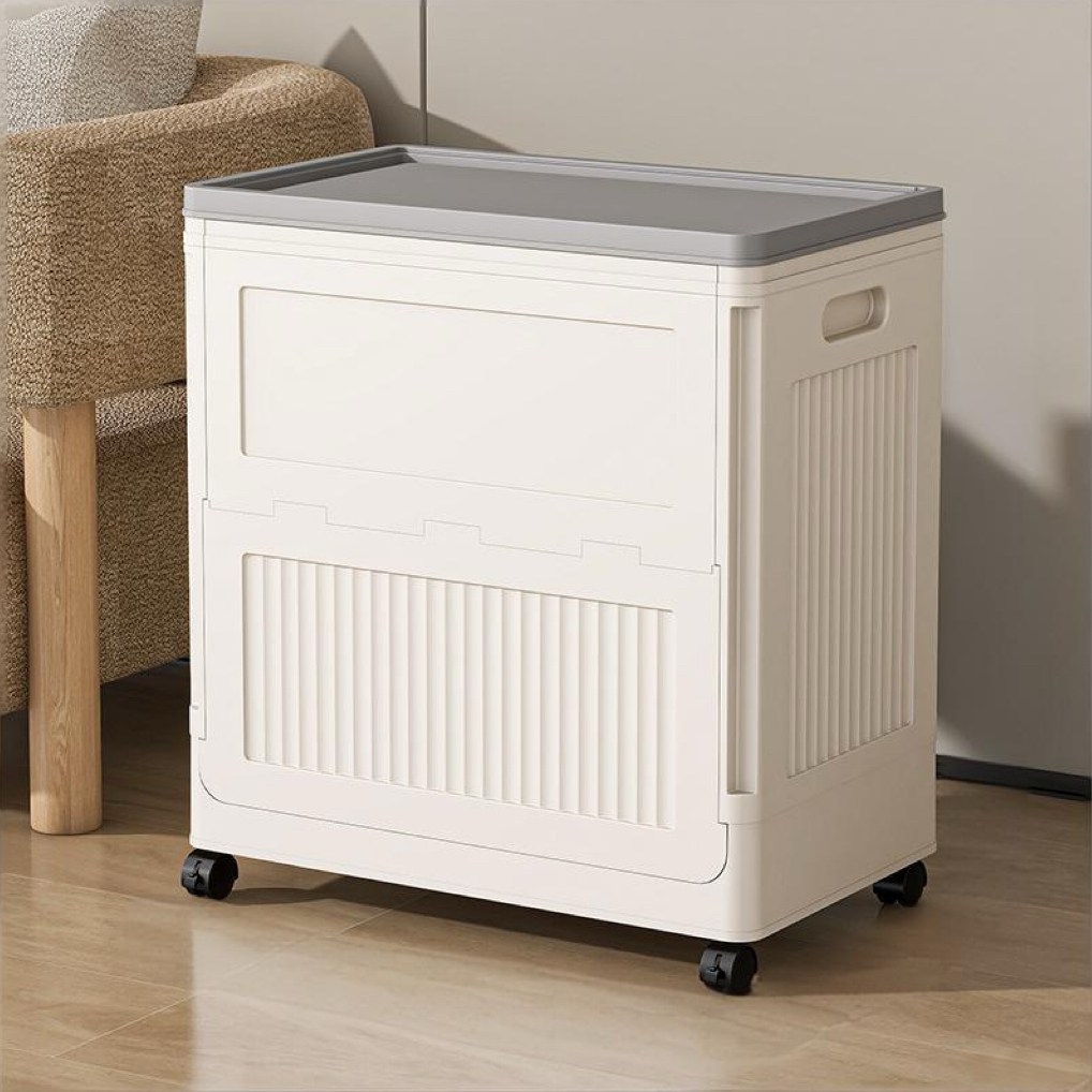 루무 대형 이동식 수납함 접이식 리빙박스 다용도 옷 이불 정리보관함, 1개, 그레이 30,900원