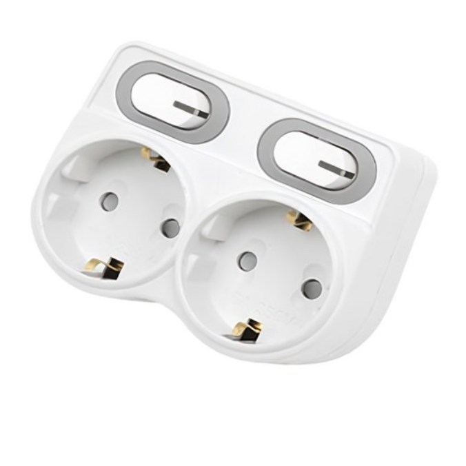 에코파워탭 국내 제조 LED 절전형 L자형 멀티탭 2구 EPM-L402L 45,650원