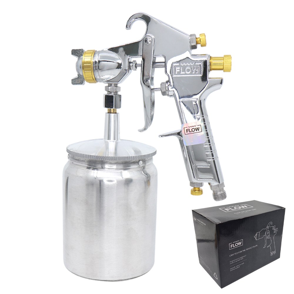 플로우 F50 흡상식 경량 에어 스프레이건 자동차도장용 도색용 범용 가성비 후끼 16,900원