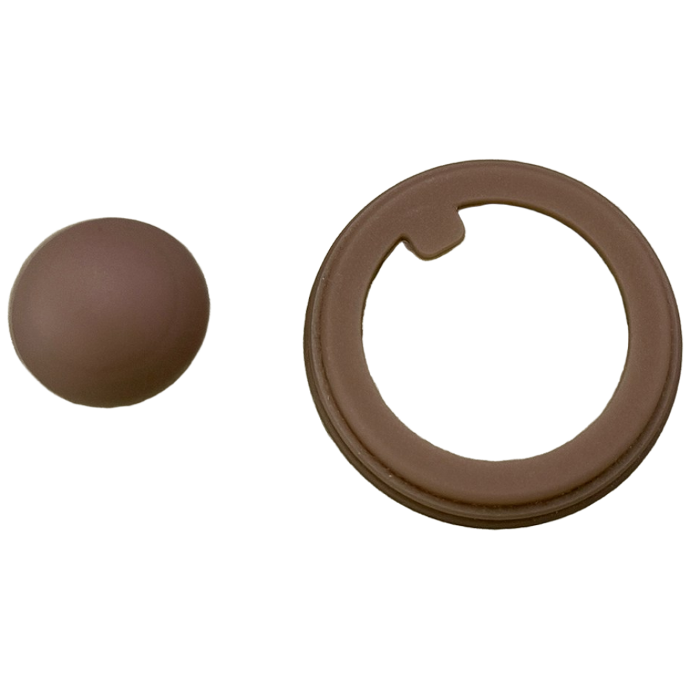 웜쿨러 초등 텀블러 실리콘 패킹, 1세트, 브라운 4,900원