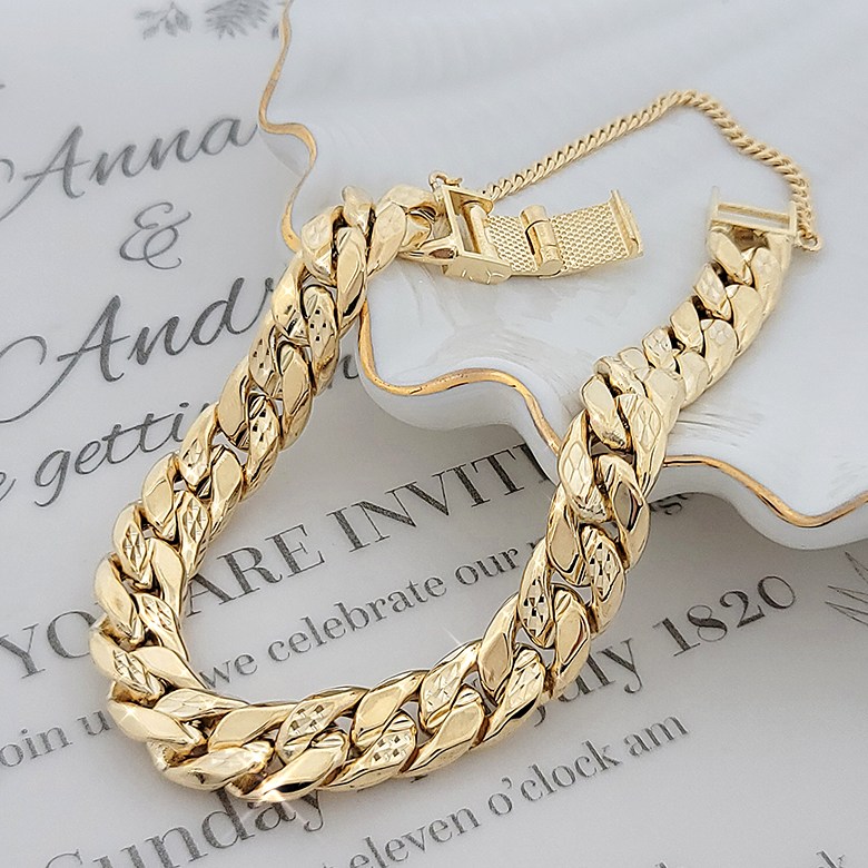 스타일돈나 18k 헤리티지 양면 볼륨 체인 팔찌 여성 남성 커플팔찌 7,105,000원