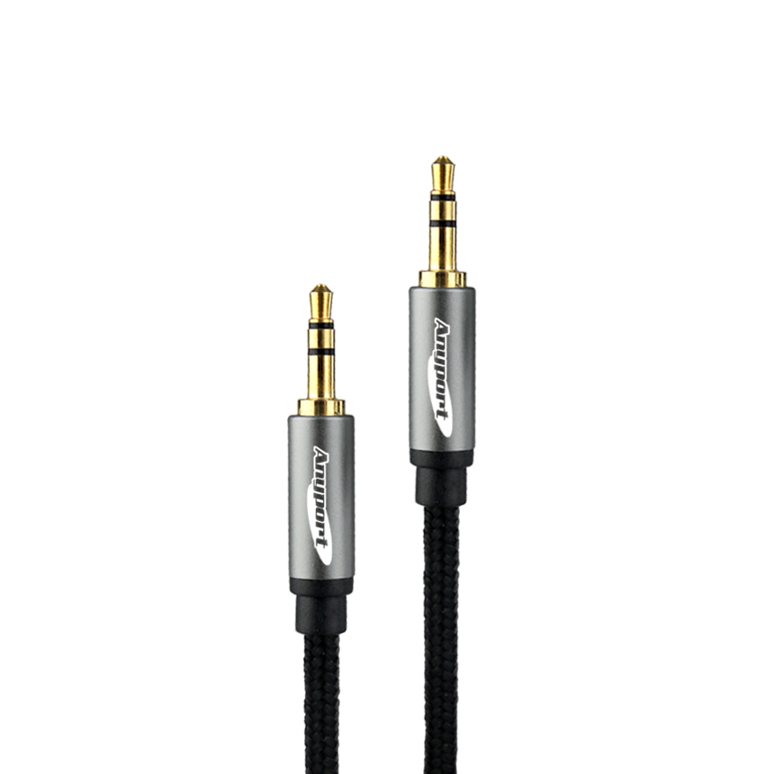 애니포트 메탈 프리미엄 스테레오 3.5 오디오 스피커 케이블 1m, 그레이, AP-STMM010M 4,870원