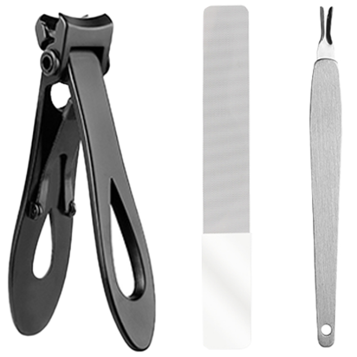 투데이리빙 3종 세트 두꺼운 손톱 깎이 세트 커브형 발톱 깍이 대형 손발톱 깍기 파일 고급 네일 튐 방지 버퍼 정리 9,800원