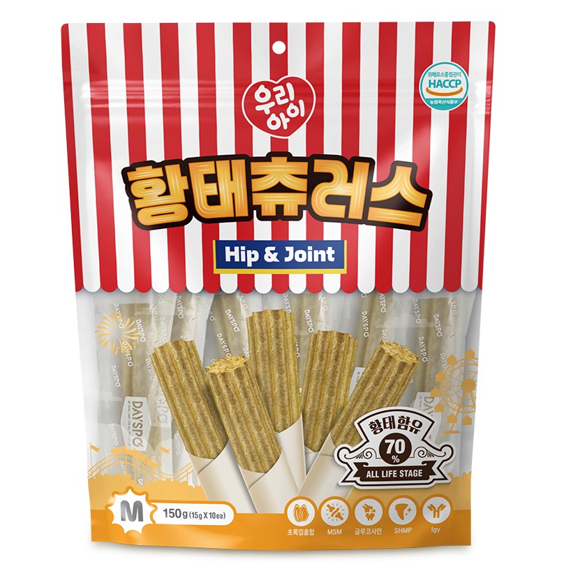 데이스포 강아지 우리아이 츄러스 덴탈껌 M 11,400원