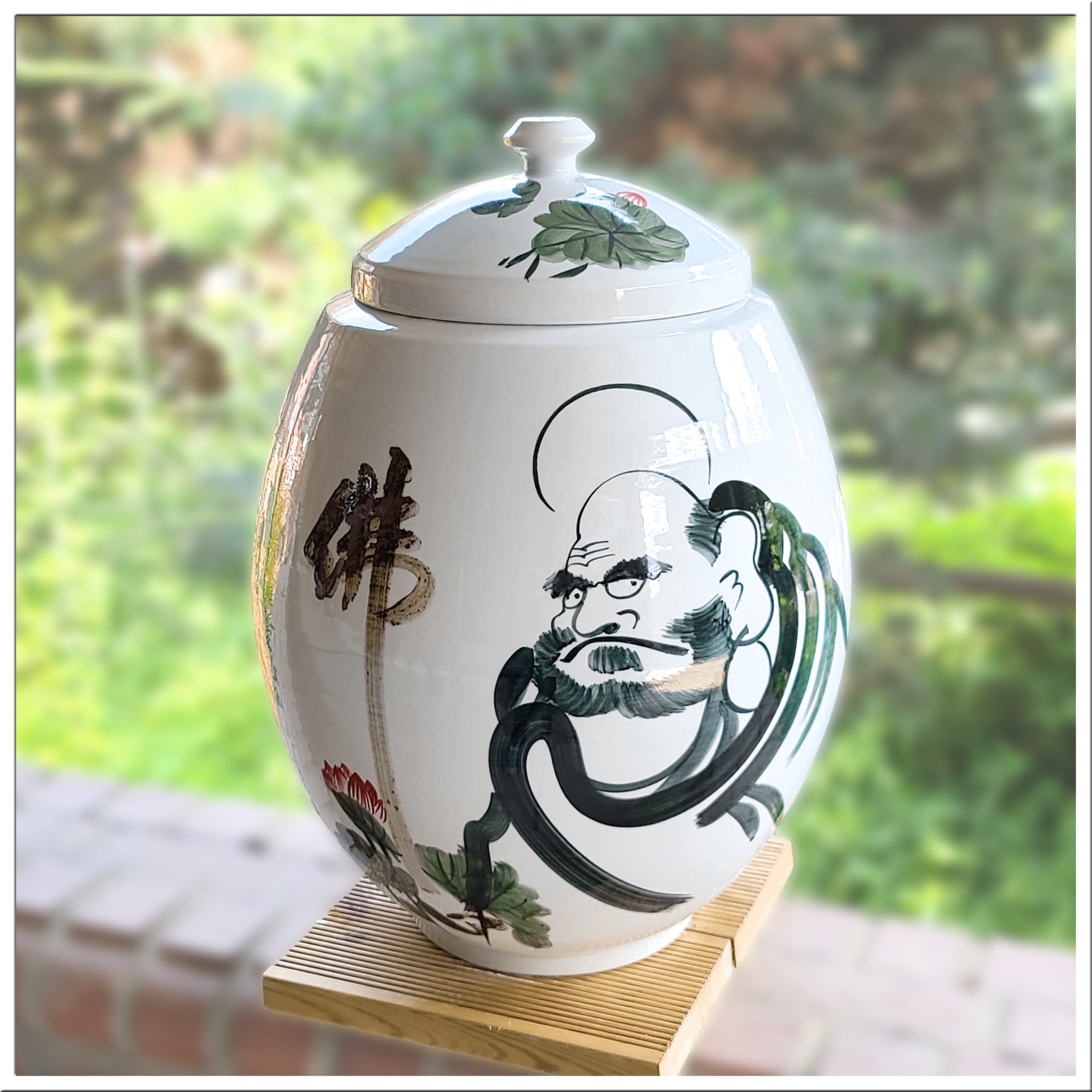 여주흙도예_백자 쌀독 항아리 20Kg 달마 항아리형, 달마 150,000원