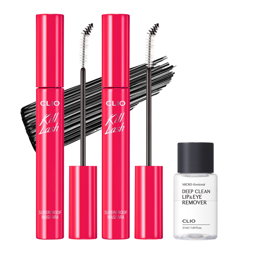 [1+1] 클리오 킬래쉬 수퍼프루프 마스카라+단독증정, 1세트, 020 탱글가닥 22,600원