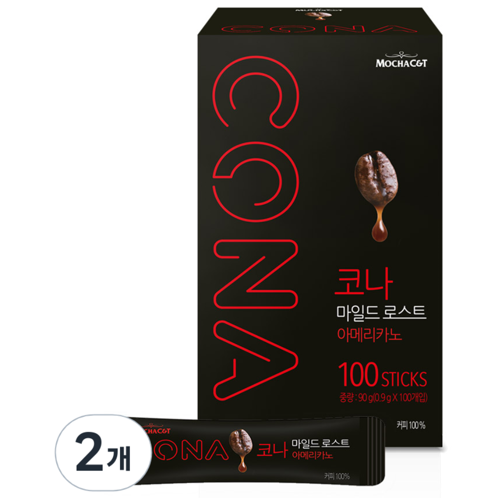 CONA 코나 마일드로스트 원두커피스틱, 900mg, 100개입, 2개 19,710원