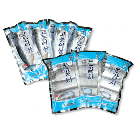 [우체국쇼핑]제주우진수산모듬세트 갈치(400g이상*2팩)+진공고등어살2kg(9~11팩) 90,000원