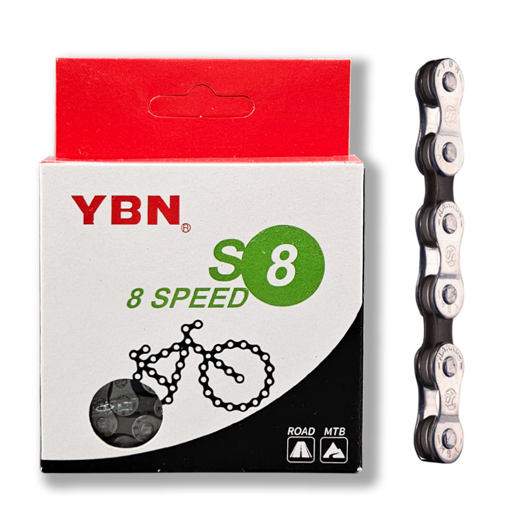 YBN 7단,8단 MTB 로드 자전거 체인, 체인링크 포함, 1개, 실버 12,990원