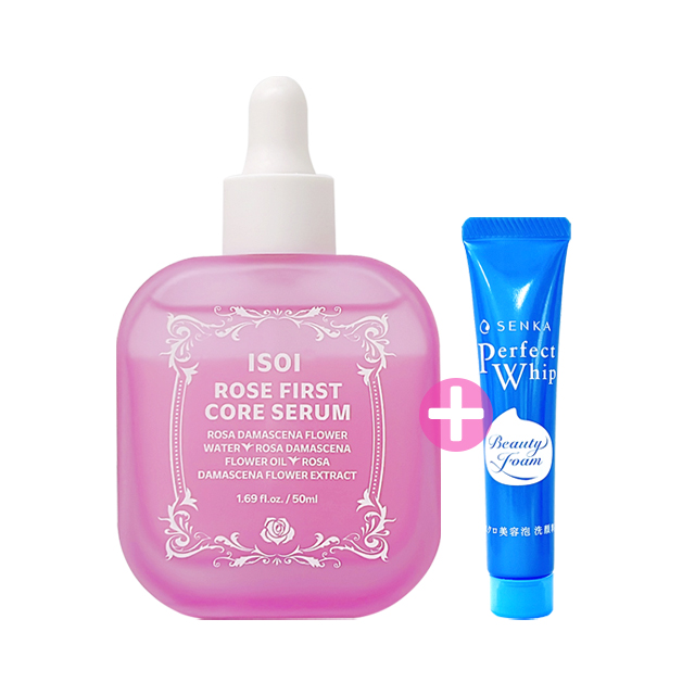 아이소이 쏙세럼 퍼스트 코어 로즈 세럼 50ml+센카 페이셜 워시 15g 47,900원