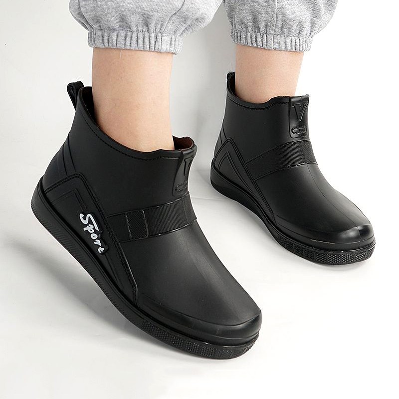 여름 남자 패션 레인슈어 가벼운 낚시 미끄럼 방지 캐주얼 숏 레인부츠 작업용 장화 19,880원