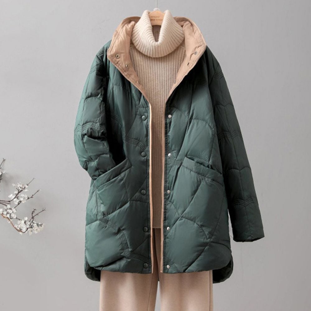 프리미엄 오리털 경량 패딩 코트 자켓 보온 여성 점퍼 kfo+22551Hq 43,160원