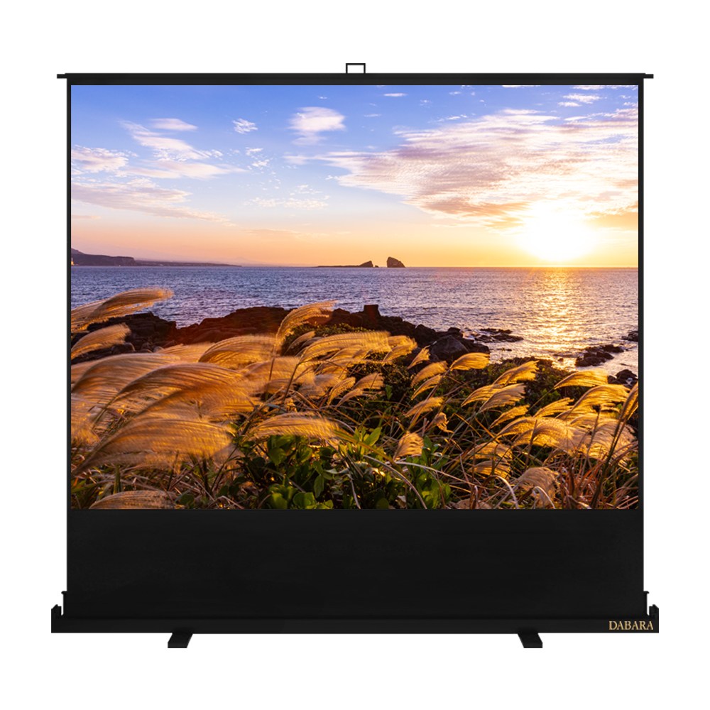 다바라 유압식 이동식 휴대용 캠핑 빔스크린 빔프로젝터 스크린 60 80 100 120 in 264,000원