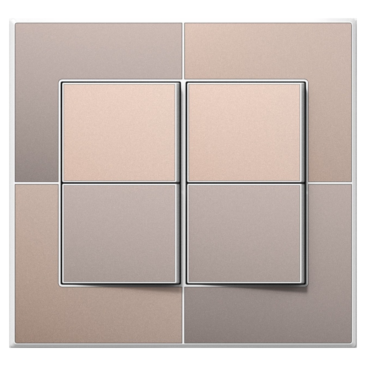 틸인스 갤러리 베이지골드 1로 스위치 4구 화이트 프레임, 1개 24,100원