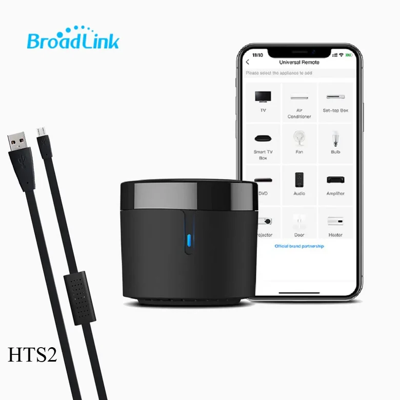 Broadlink RM4 MINI/HTS2 IR 리모컨 에어컨 TV 셋톱 박스 온도 센서 with Alexa 30,700원