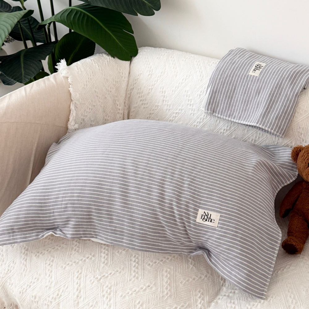 누홈 교체편한 순면거즈 밀림방지 밴딩 베개커버, 현재가 16,500원