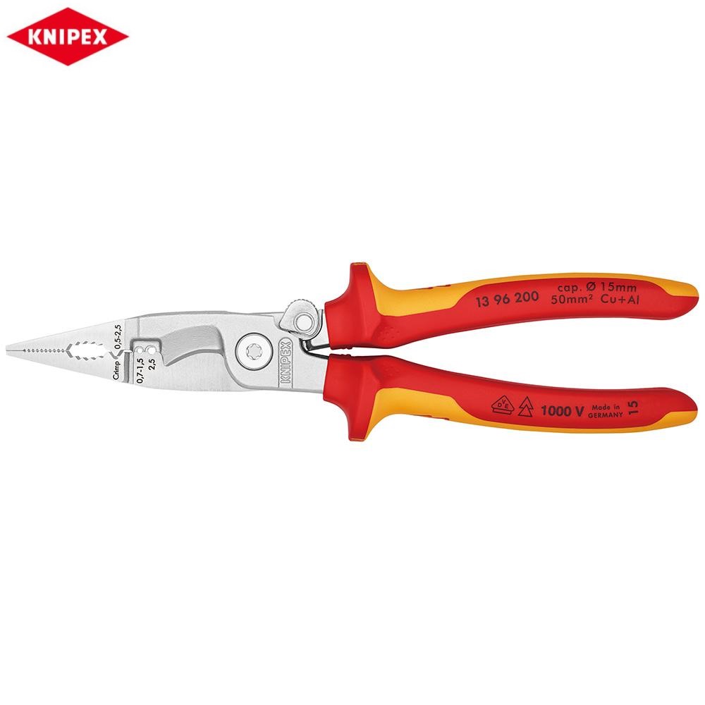KNIPEX 크니펙스 절연플라이어 13 96 200 SB 비닐포장 200mm 124,080원