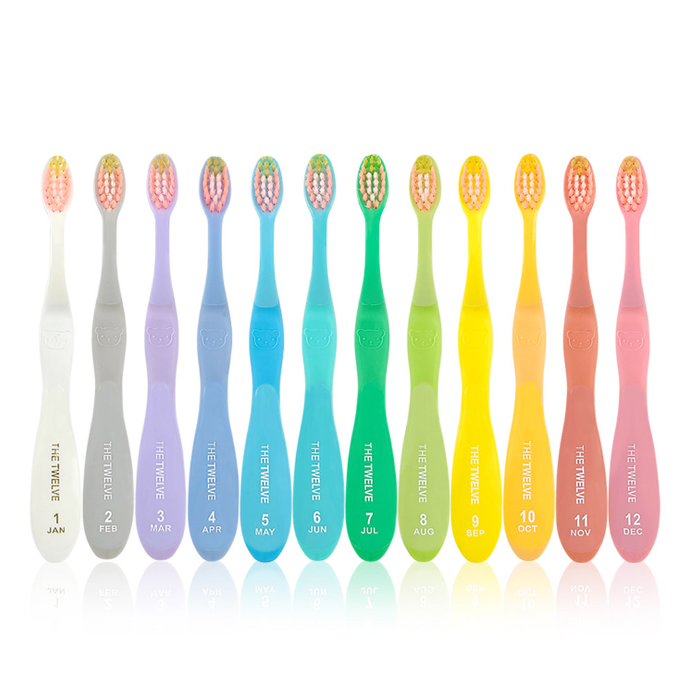 더트웰브 키즈 칫솔, 파스텔, 12개입, 1세트 19,800원